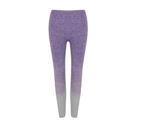 Tombo TL300 - Women's leggings Purple / Light Grey Marl