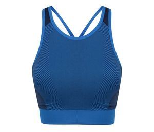 Tombo TL351 - T-shirt per donna corta Bright Blue / Navy