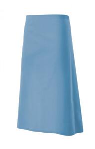 VELILLA V4202 - Avental Longo Sem bolso Azul céu