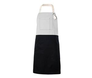 VELILLA V4210B - Two-tone apron Light Grey