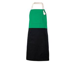 VELILLA V4210B - Two-tone apron Green