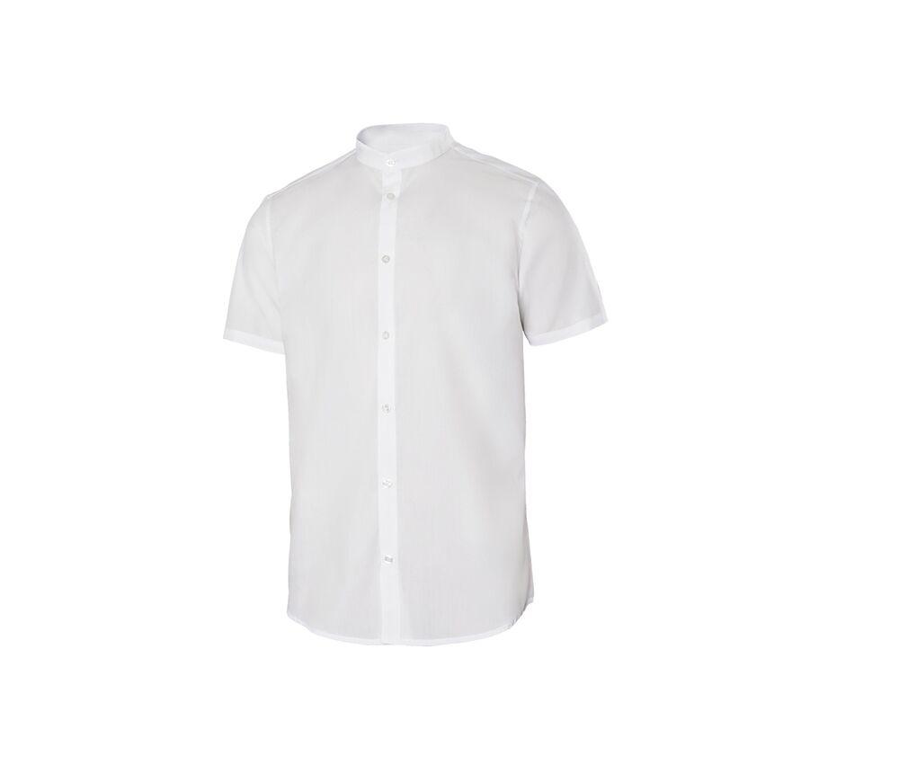 VELILLA V5012S - Men's short-sleeved shirt Mao collar