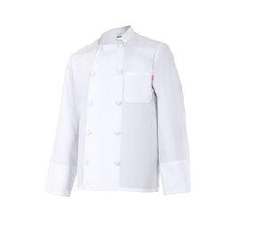 VELILLA VL434 - Long-sleeved chef's jacket White