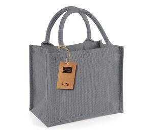 Westford mill WM412 - Mini bolsa de regalo de yute Graphite Grey/Graphite Grey