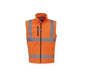 Yoko YK006 - High visibility honeycomb vest (HVW120) Bezpieczny pomarańcz