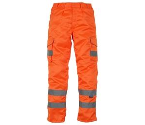 YOKO YK018T - Pantalon de travail haute visibilité Hi Vis Orange