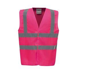 Yoko YK100 - High visibility 2 b&b vest Child (HVW100CH) Pink
