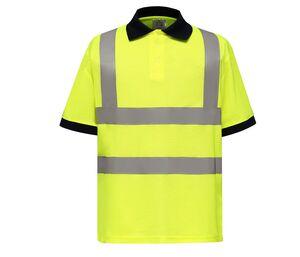 Yoko YK210 - High visibility short-sleeved polo shirt Hi Vis Yellow