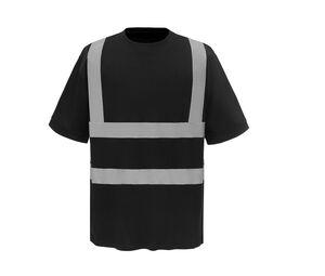 Yoko YK410 - High Visibility Short Sleeve T-Shirt Black