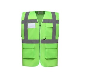 Yoko YK801 - High security multi-function vest Lime