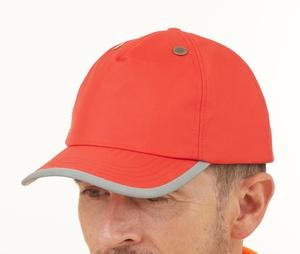 Yoko YKTFC1 - High visibility helmet cap Red
