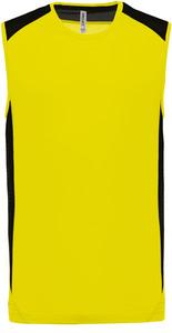 Proact PA475 - Two-tone sports vest Fluorescent Yellow / Black