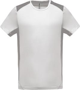 Proact PA478 - Sportshirt Bicolor White / Fine Grey