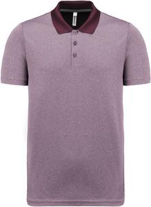 Proact PA496 - Adult short-sleeved marl polo shirt
