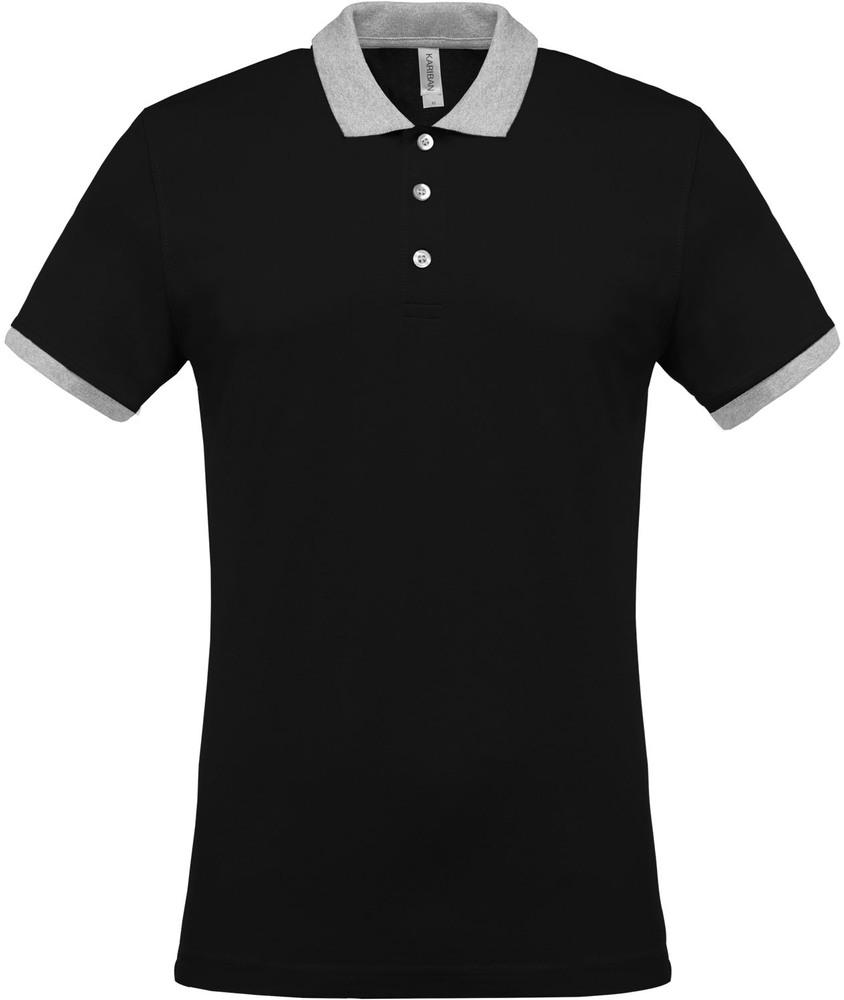 Kariban K258 - Men's two-tone piqué polo shirt