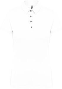 Kariban K263 - Ladies' short sleeved jersey polo shirt White