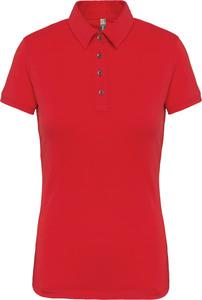 Kariban K263 - Ladies' short sleeved jersey polo shirt Red