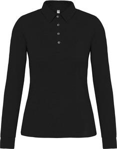Kariban K265 - Ladies' long sleeve jersey polo shirt Black