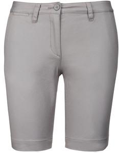 Kariban K751 - Ladies’ chino Bermuda shorts Fine Grey