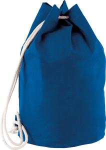 Kimood KI0629 - Cotton sailor-style bag with drawstring Royal Blue