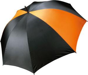 Kimood KI2004 - Sturmfester Regenschirm Black / Orange