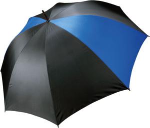 Kimood KI2004 - Sturmfester Regenschirm Black / Royal Blue
