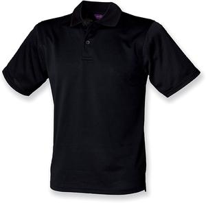 Henbury H475 - Men's Coolplus® Polo Shirt Black