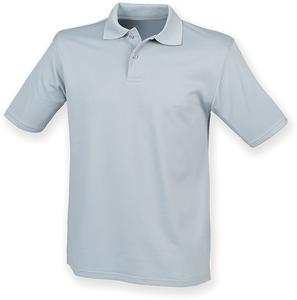 Henbury H475 - Men's Coolplus® Polo Shirt Silver Grey