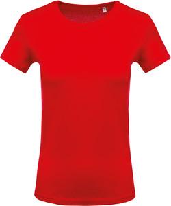 Kariban K389 - Ladies' short-sleeved crew neck T-shirt Rot