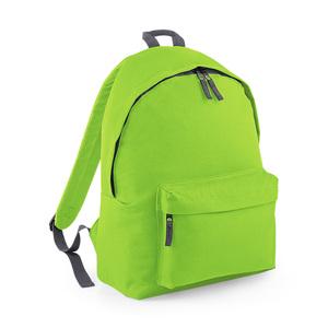 Bag Base BG125J - Junior fashion backpack Lime Green/ Graphite Grey