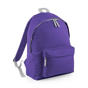 Bag Base BG125J - Junior fashion backpack Purple / Light Grey