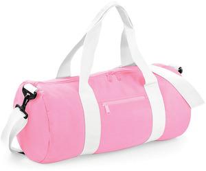 Bag Base BG140 - Original Barrel Bag Classic Pink/ White
