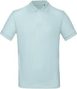 B&C CGPM430 - Men's organic polo shirt Millennial Mint