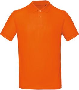B&C CGPM430 - Men's organic polo shirt Orange