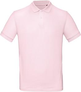 B&C CGPM430 - Men's organic polo shirt Orchid Pink