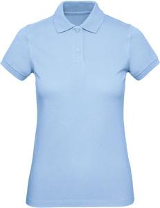 B&C CGPW440 - Ladies' organic polo shirt Sky Blue