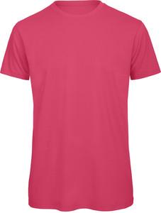 B&C CGTM042 - T-shirt Organic Inspire col rond Homme Fuchsia