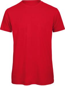 B&C CGTM042 - T-shirt Organic Inspire col rond Homme Rouge