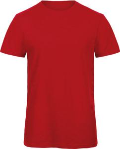 B&C CGTM046 - T-shirt Organic Slub Inspire Homme Chic Red