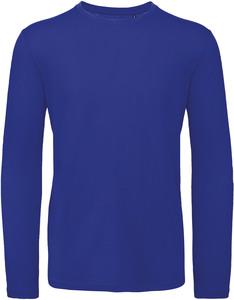 B&C CGTM070 - Men's organic Inspire long-sleeved T-shirt Cobalt Blue