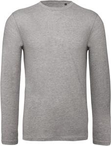 B&C CGTM070 - Men's organic Inspire long-sleeved T-shirt Sport Grey