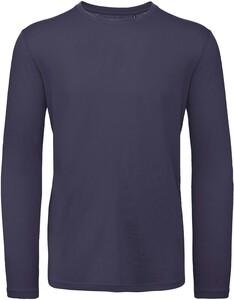 B&C CGTM070 - Men's organic Inspire long-sleeved T-shirt Urban Navy