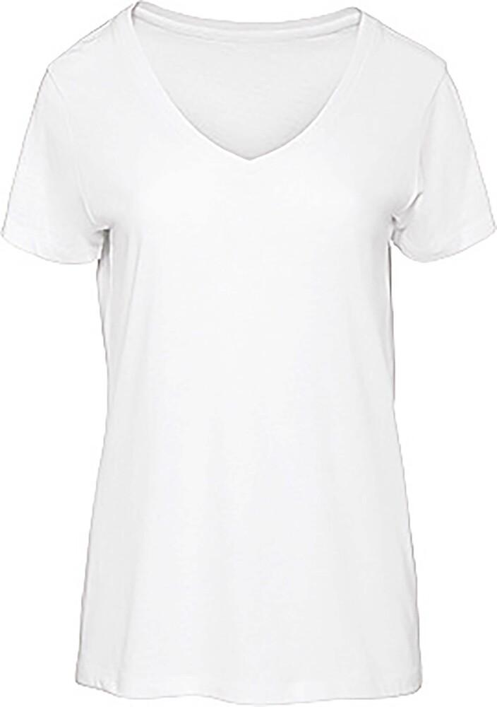B&C CGTW045 - Ladies' Organic Inspire Cotton V-neck T-shirt