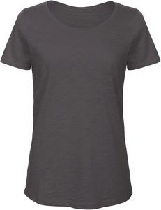 B&C CGTW047 - Ladies' Organic Slub Cotton Inspire T-shirt Chic Anthracite