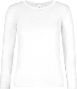 B&C CGTW08T - Damen-Langarmshirt #E190 Weiß