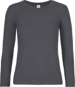 B&C CGTW08T - T-shirt manches longues femme #E190 Dark Grey
