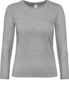 B&C CGTW08T - T-shirt manches longues femme #E190 Sport Grey