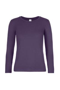 B&C CGTW08T - Damen-Langarmshirt #E190 Urban Purple