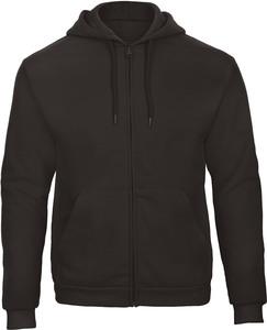 B&C CGWUI25 - ID.205 Full Zip Hooded Sweatshirt Black
