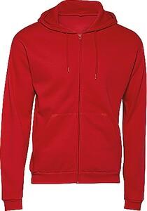 B&C CGWUI25 - ID.205 Full Zip Hooded Sweatshirt Red